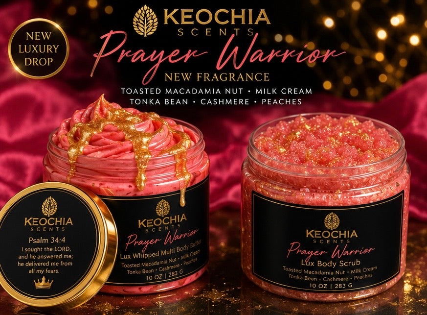 Prayer Warrior Lux Dead Sea Salt (Light) Body Scrub